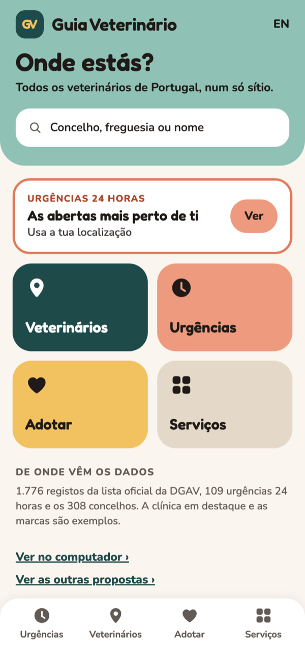 Início da proposta Pastel