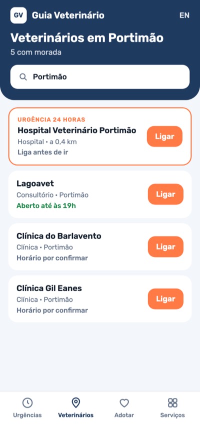Azul e laranja: Portimão