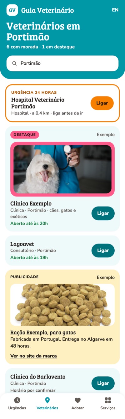 Pets Life: Portimão, destaque e publicidade