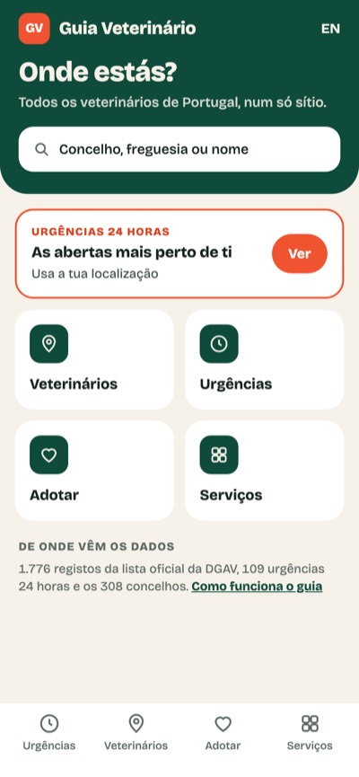 Verde-garrafa e coral: Início