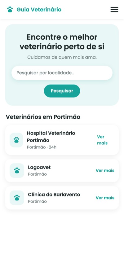 A porta normal: Início